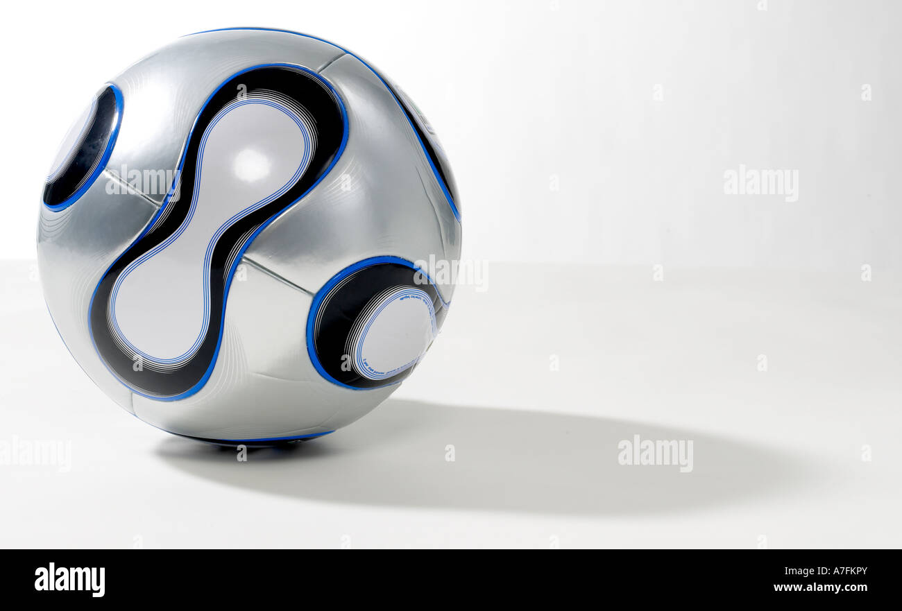 Nuovo pallone da calcio Foto Stock