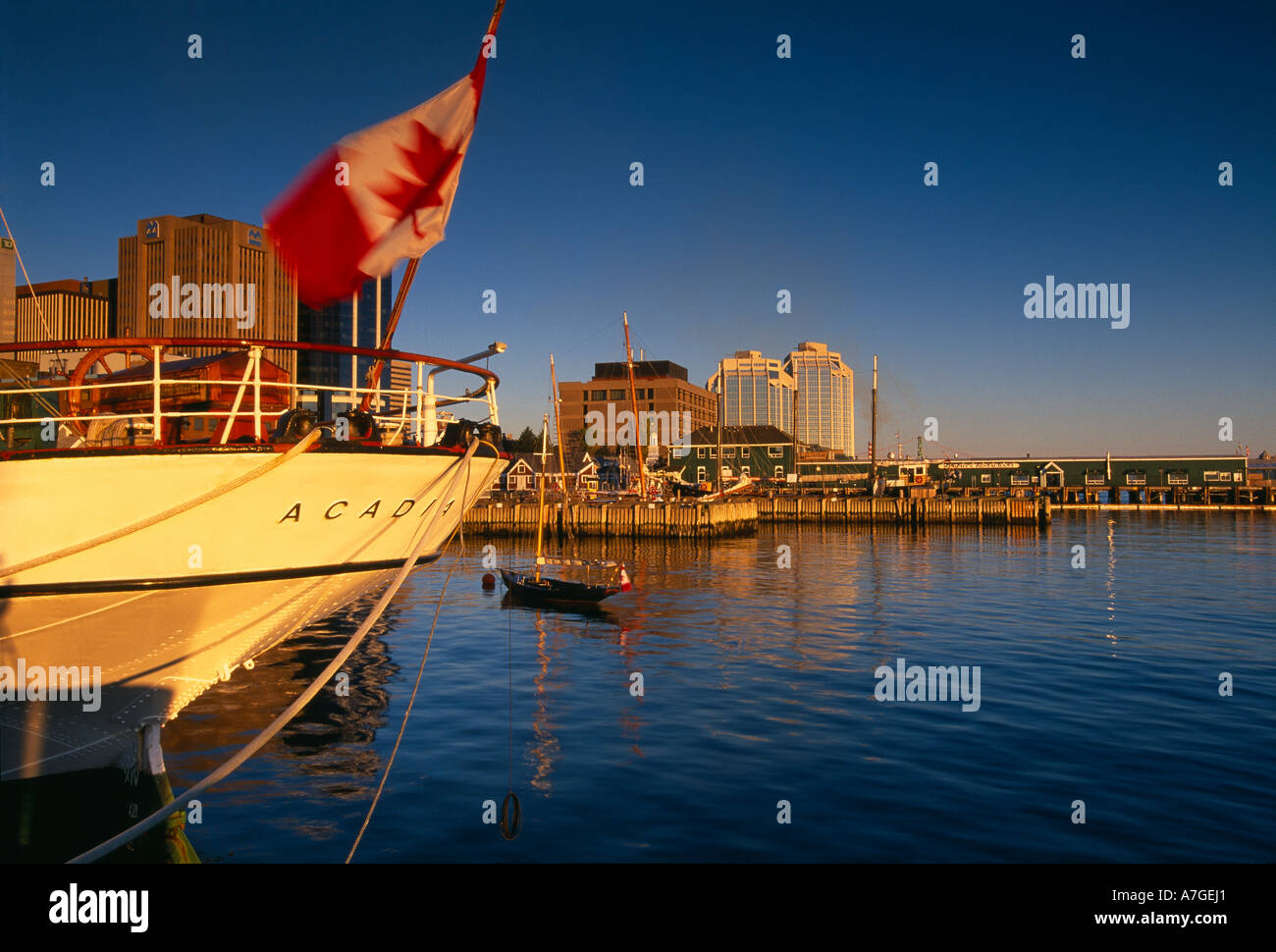 Porto di Halifax Halifax Nova Scotia Canada Foto Stock