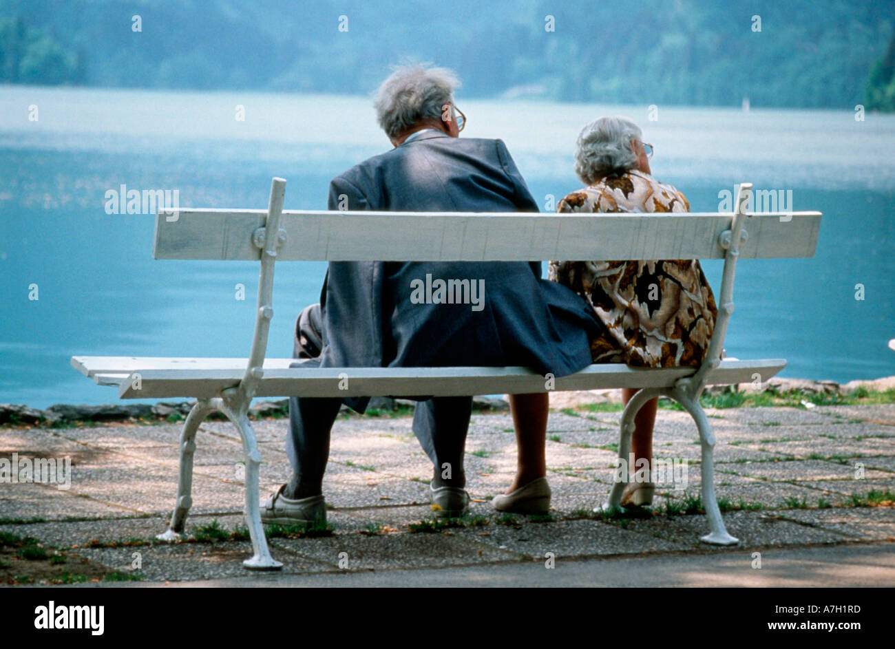 persone anziane Foto Stock