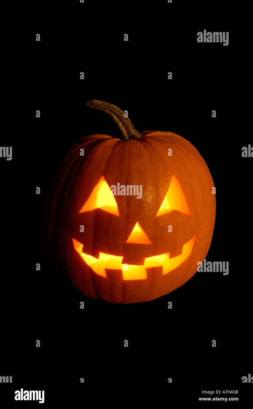 Zucca di Halloween Foto Stock
