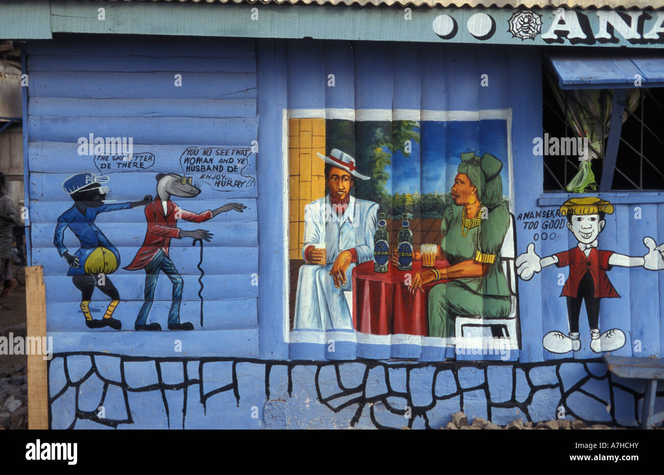 Bar, Sekondi, Ghana Foto Stock
