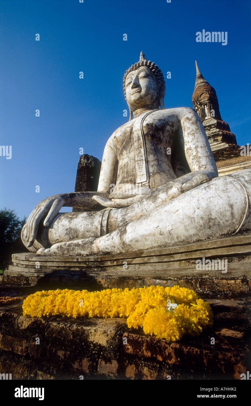Wat Traphang Ngoen, monumento di Buddha Foto Stock