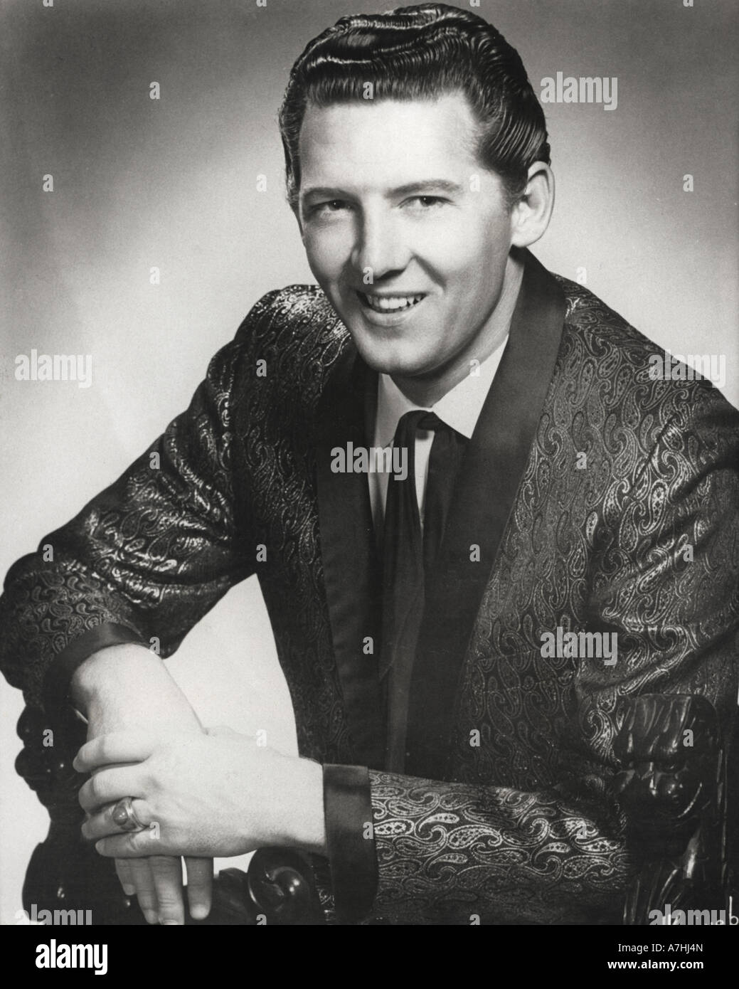 JERRY LEE LEWIS noi musicista rock Foto Stock