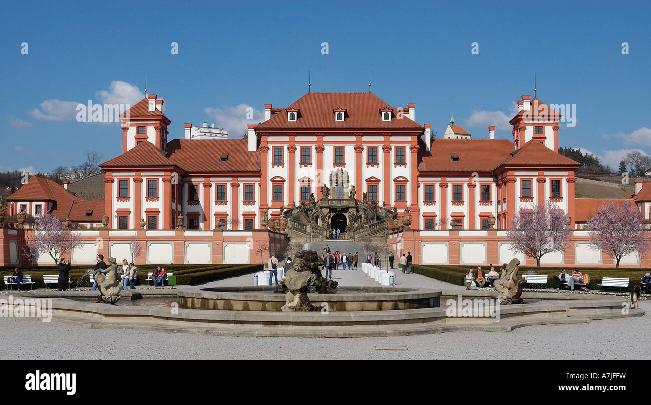 Castello Troja, Praga, Repubblica Ceca Foto Stock