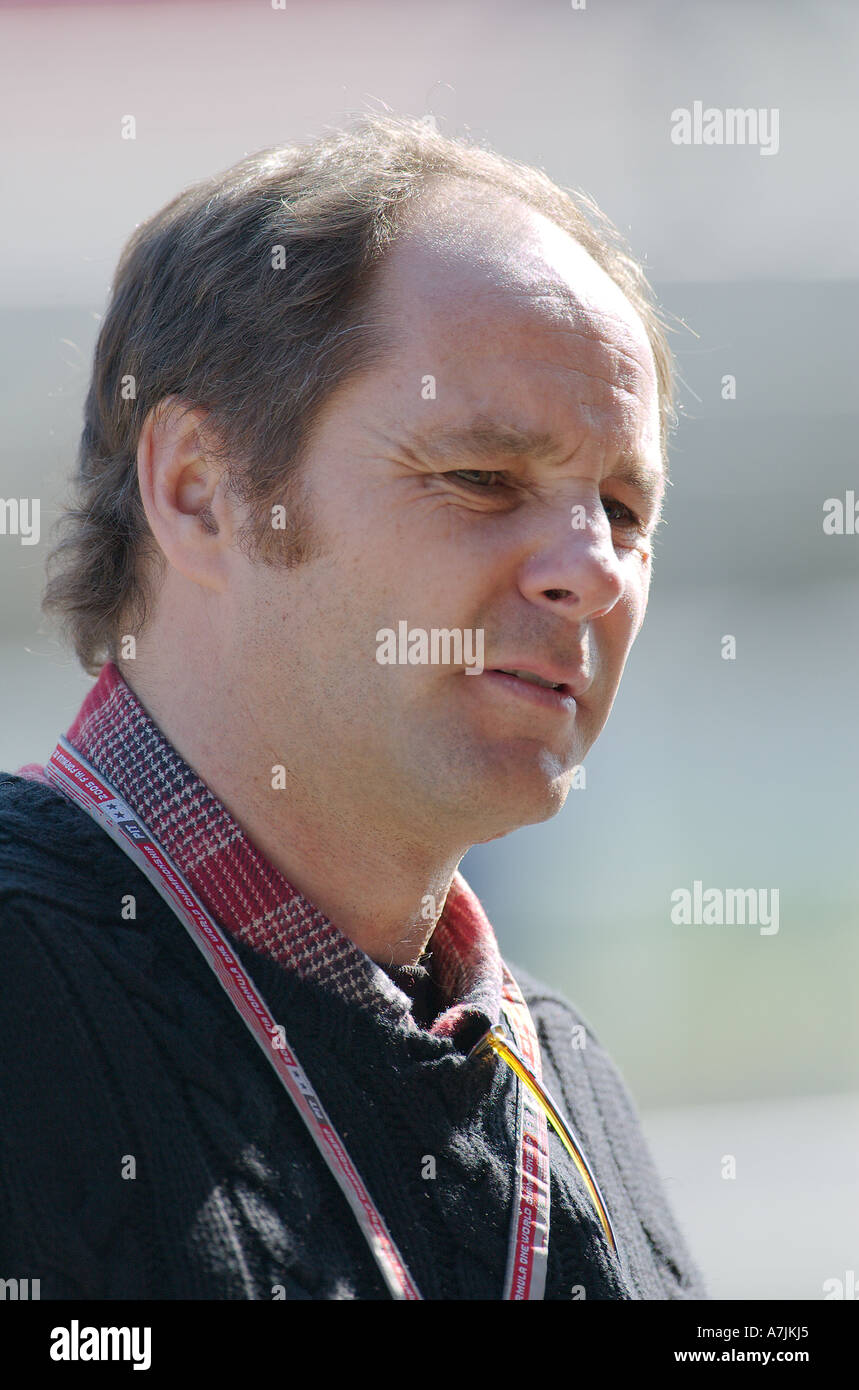 Gerhard Berger nel 2006 Foto Stock