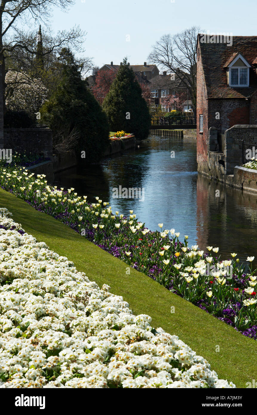 Westgate Gardens Canterbury Kent England Foto Stock