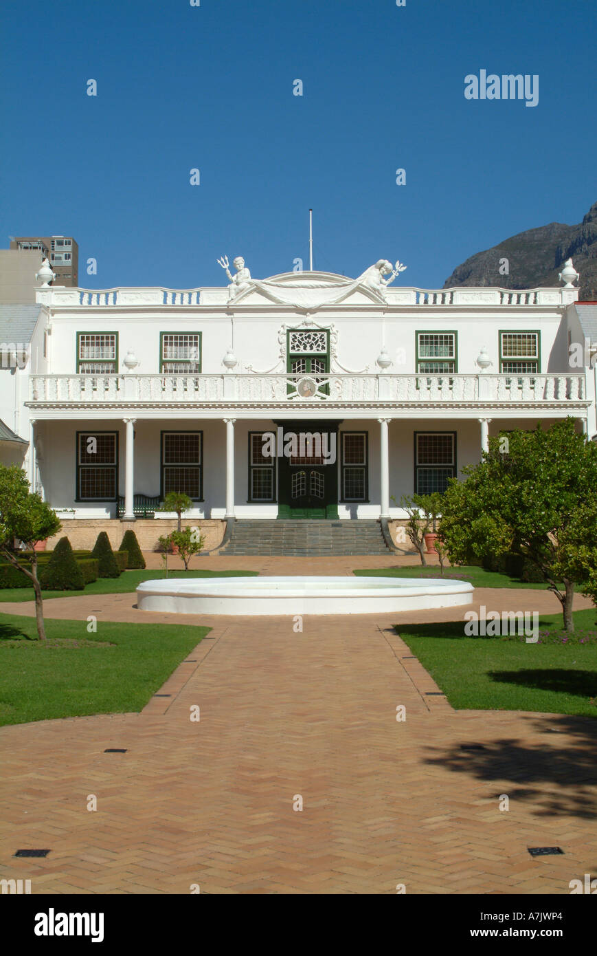 La splendida residenza dei presidenti in Companys Gardens Cape Town Sudafrica Foto Stock