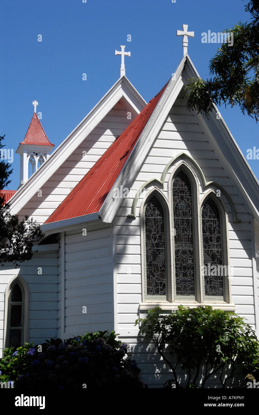 Taradale Chiesa Napier Isola del nord della Nuova Zelanda Foto Stock
