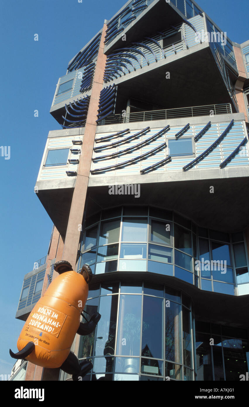 Facciata del West Radio Tedesca la costruzione di Colonia Nord Reno Westfalia Germania Foto Stock