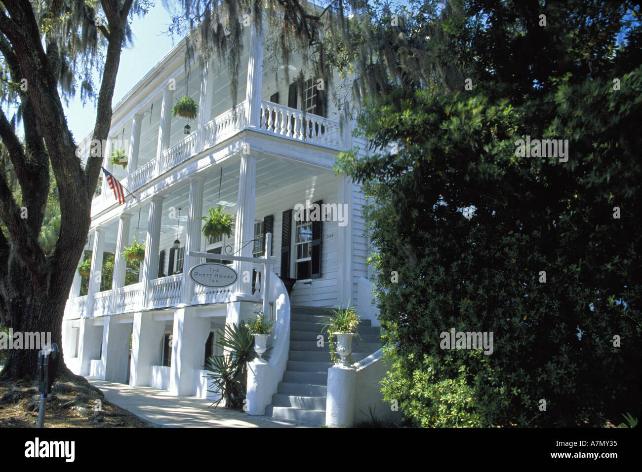 Nord America, USA, Sud Carolina, Beaufort. Il Rhett House Inn. Foto Stock