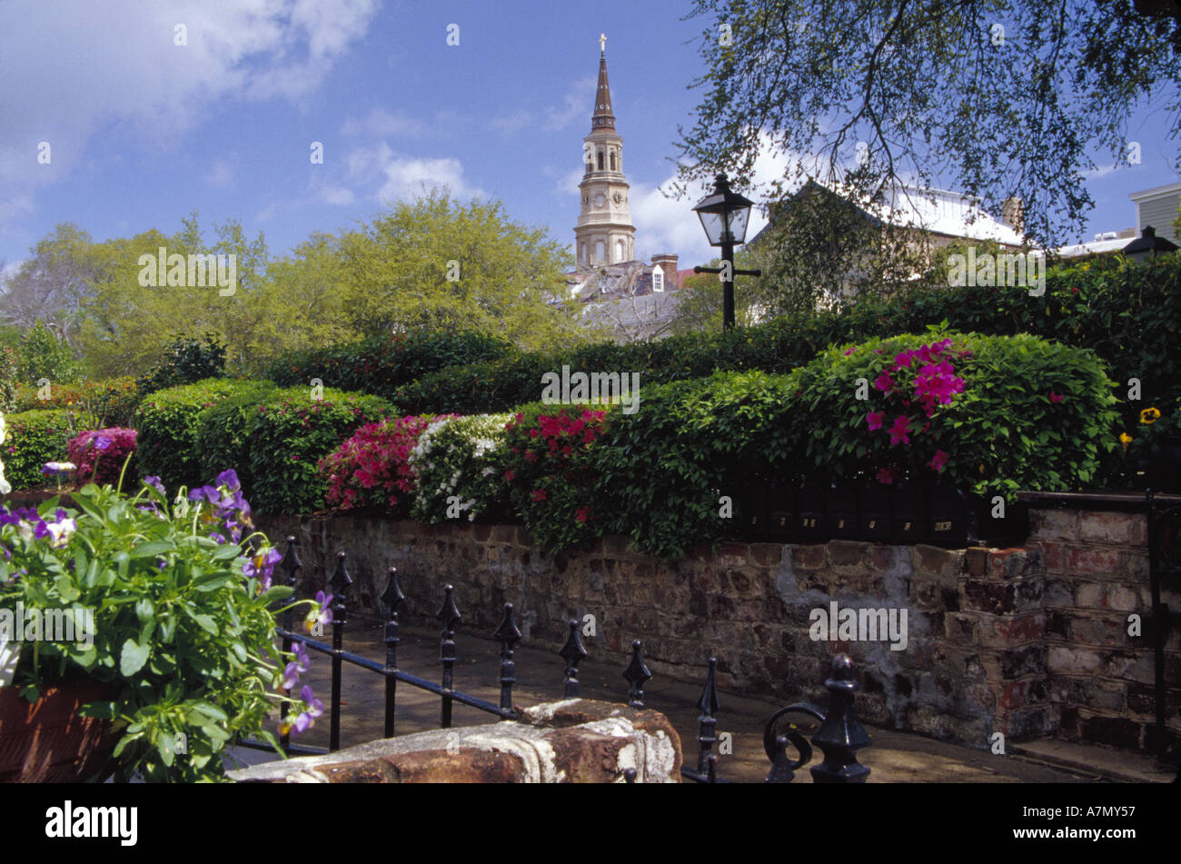 Nord America, USA, Sud Carolina, Charleston. San Phillips Chiesa. Foto Stock