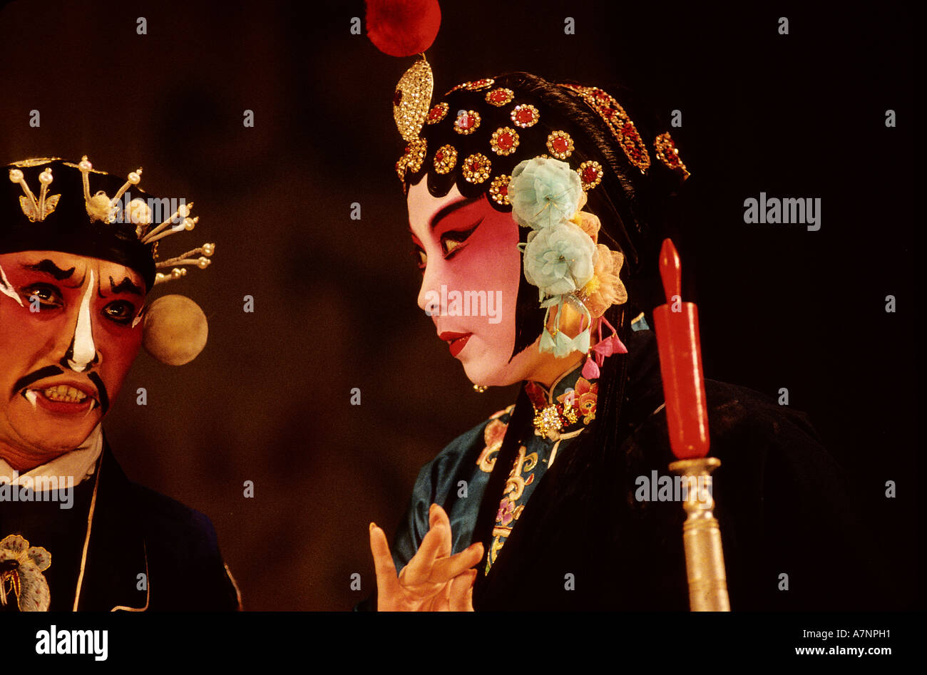Cina, Pechino, Cinese Opera visualizza Foto Stock