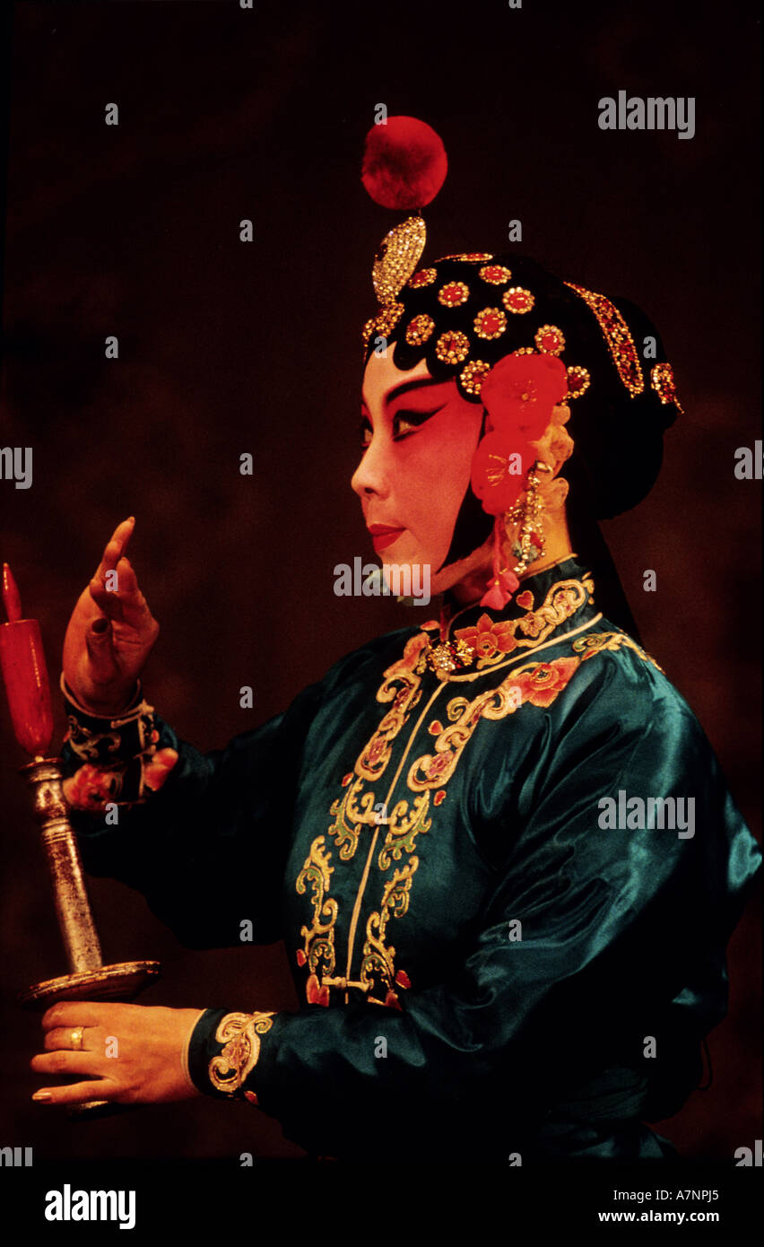 Cina, Pechino, Cinese Opera visualizza Foto Stock