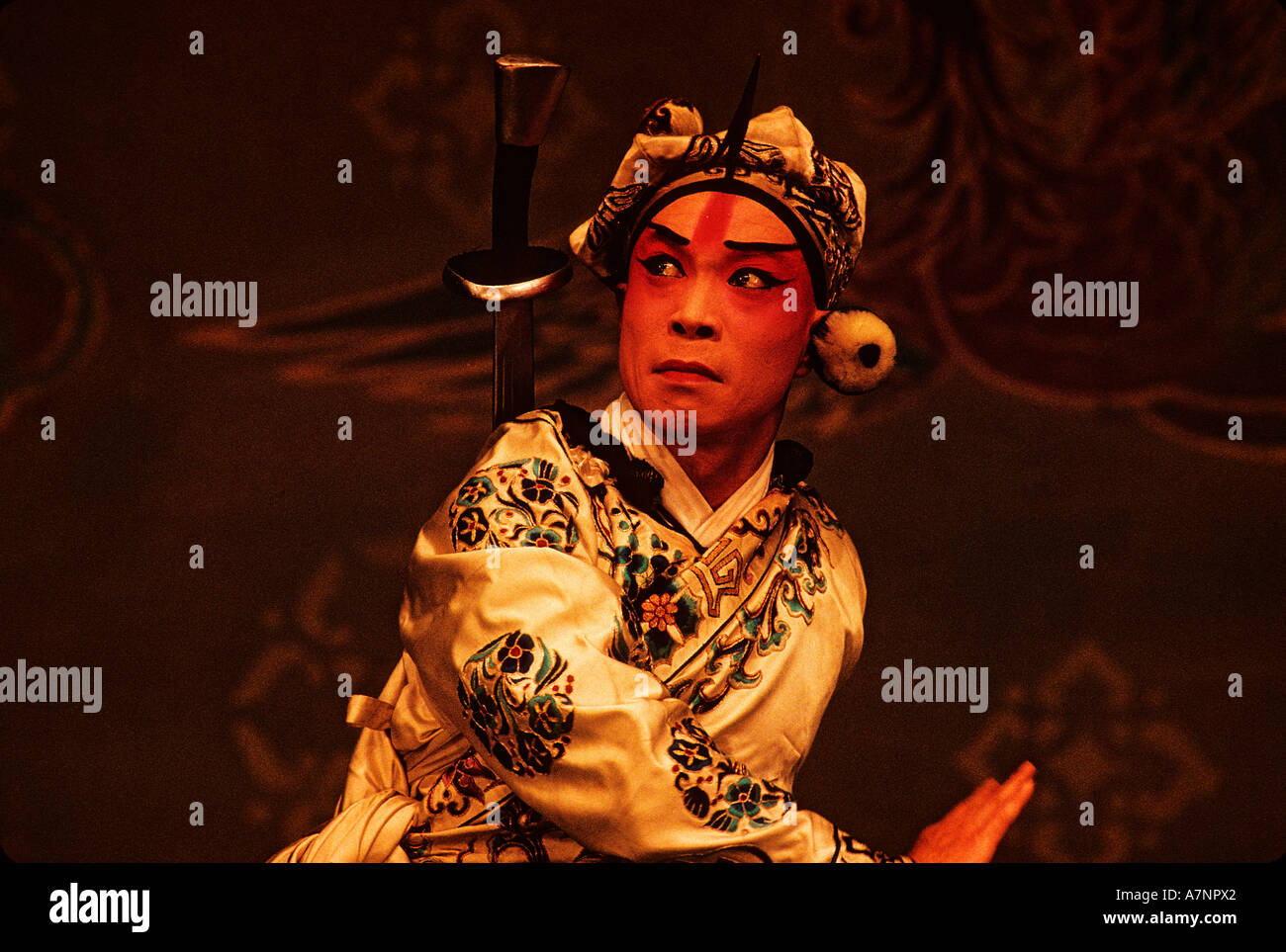 Cina, Pechino, Cinese Opera visualizza Foto Stock