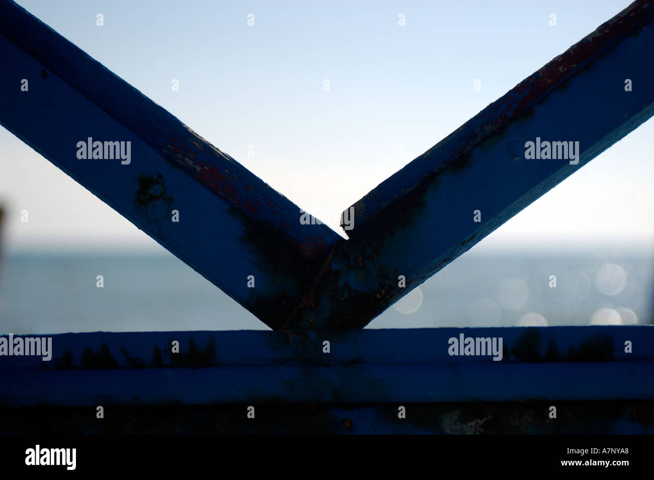 ferro del triangolo Foto Stock