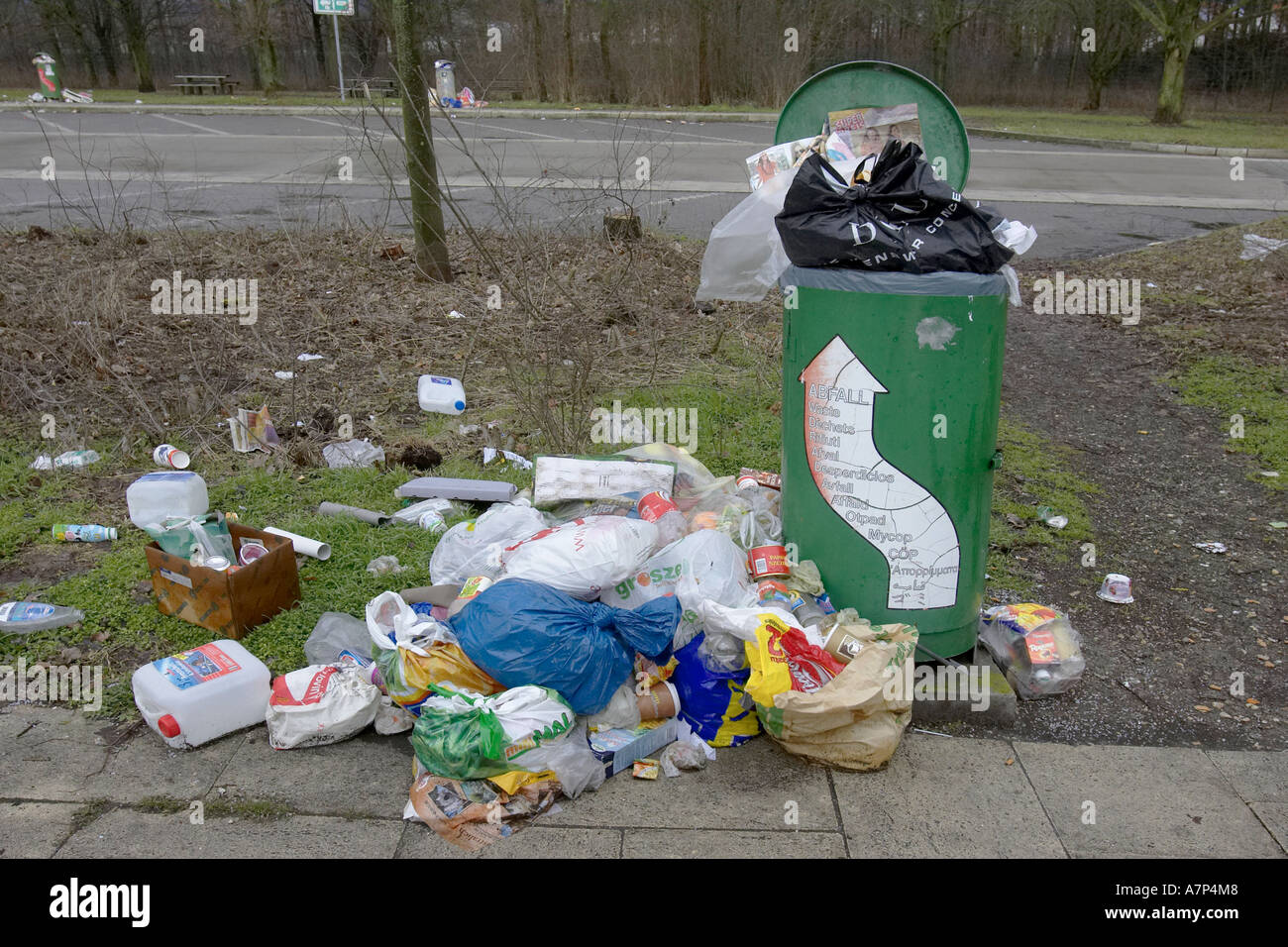 DEU, Germania, i servizi pubblici in sciopero, unione ver.di Foto Stock