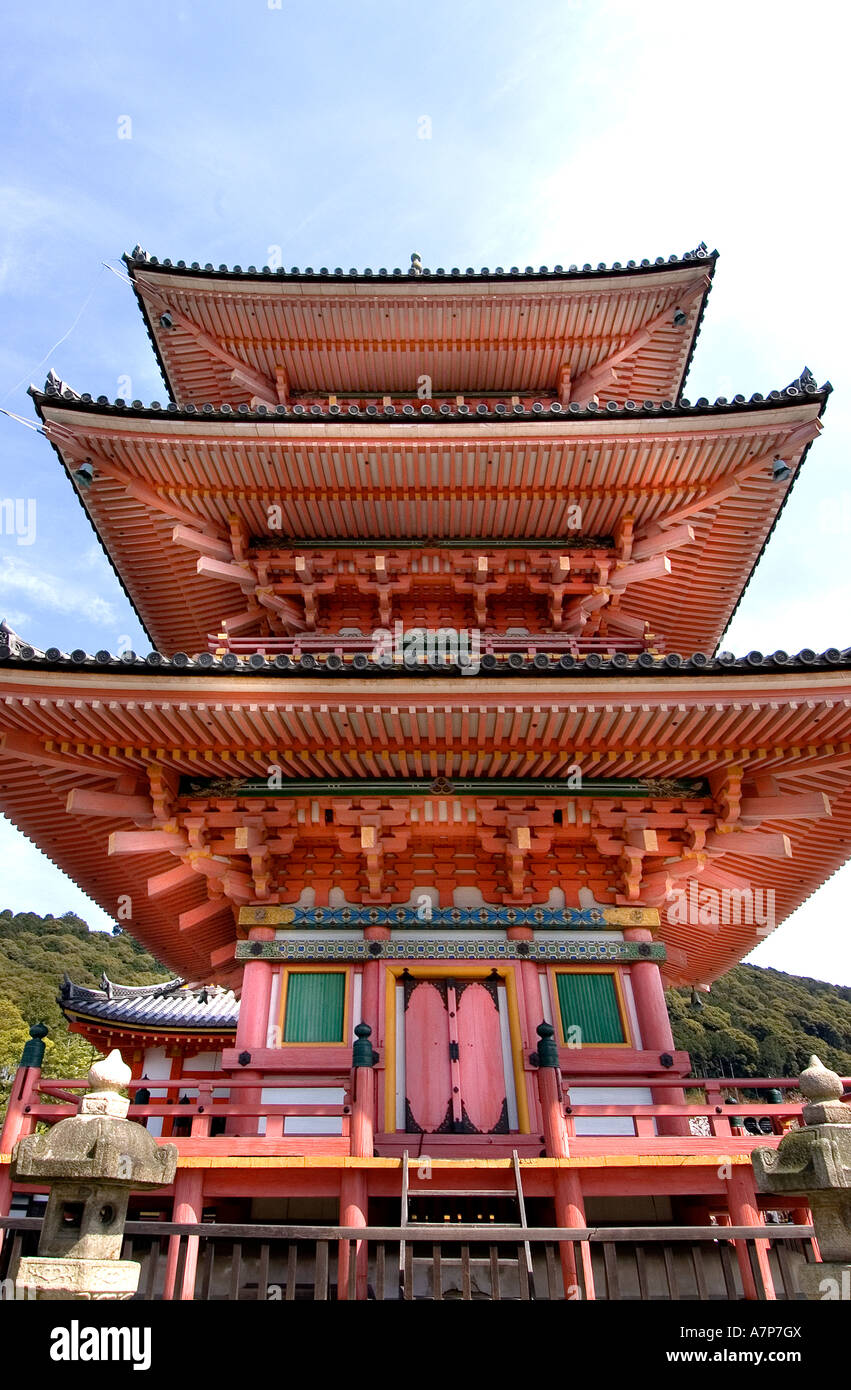 Honen In Kyoto temple japan flowers cherry blossom Foto Stock