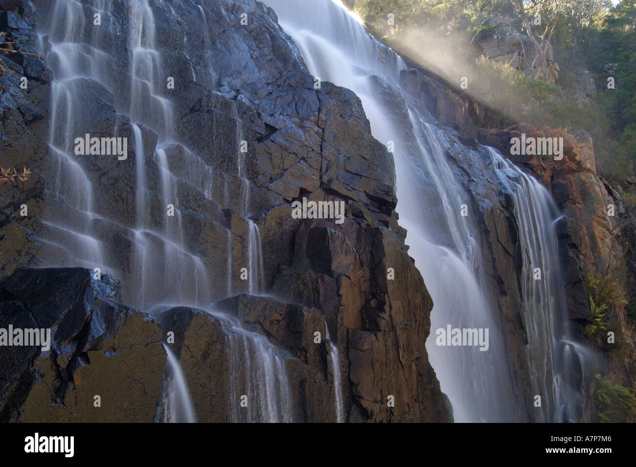 Dettaglio del Mc Kenzie cade nel grampians np victoria australia Foto Stock