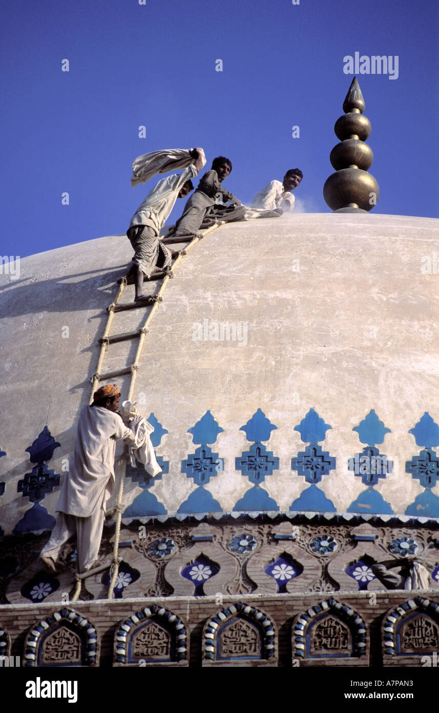Il Pakistan, Provincia del Punjab, Multan city, la moschea Foto Stock