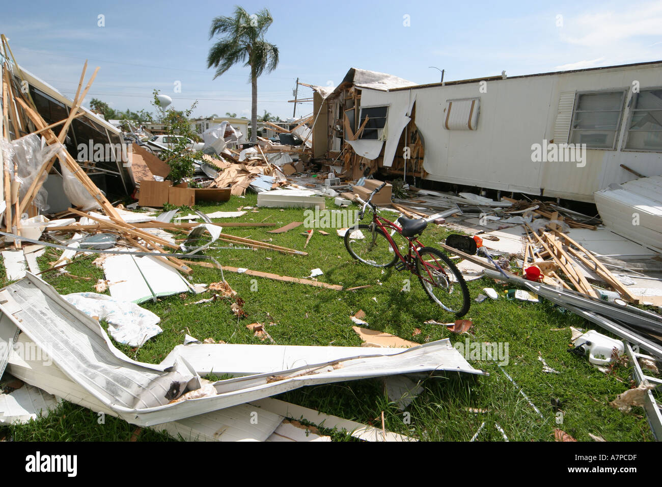 Florida Charlotte County,Punta Gorda,casa mobile,casa a motore,rimorchio,camper,veicolo ricreativo,casa case case casa case residenza,alloggio,case,re Foto Stock