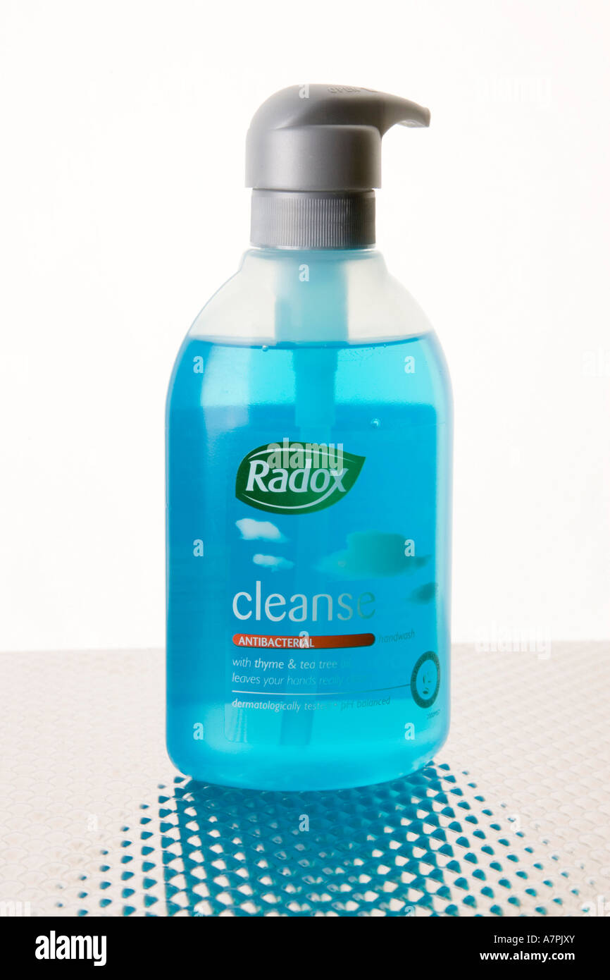 Radox detergente mani Foto Stock