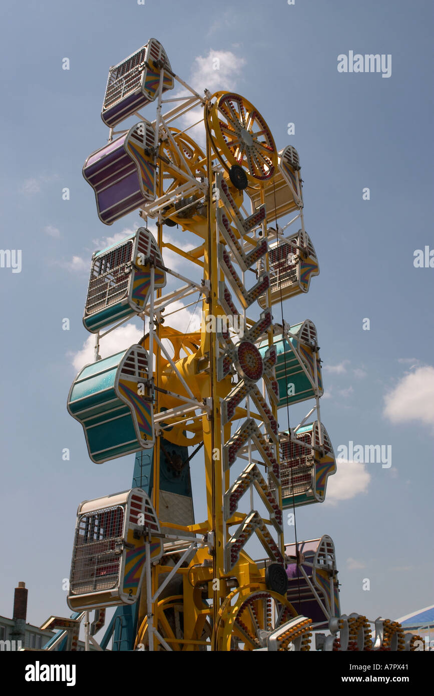 Zipper Amusement Park ride Foto Stock