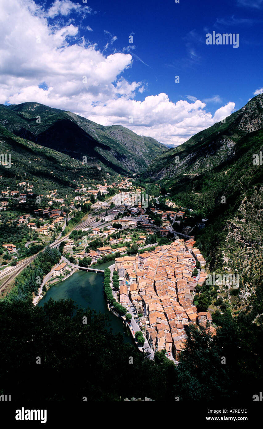 Francia, Alpes Maritimes, Vallée de la Roya e Breil sur roya Foto Stock