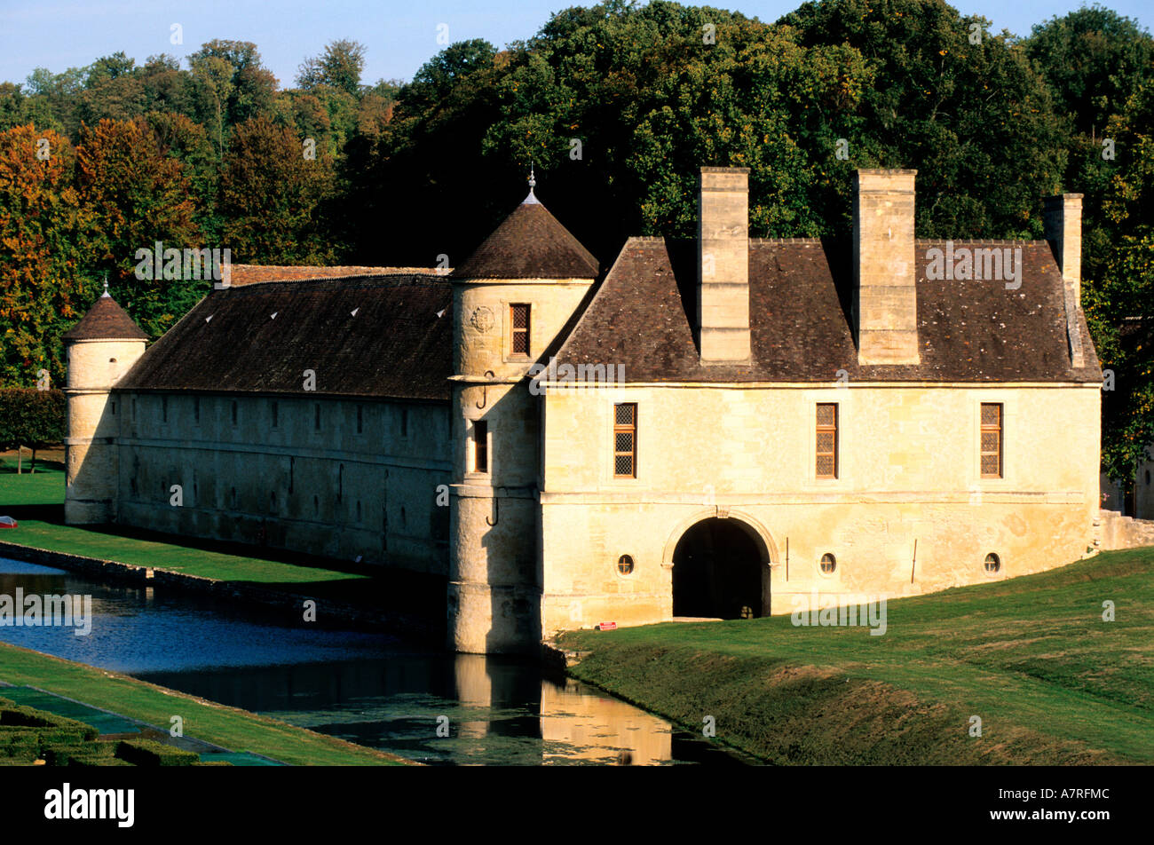 Francia, Val d'Oise, proprietà Villarceaux, pavilion di Ninon de Lenclos Manor Foto Stock