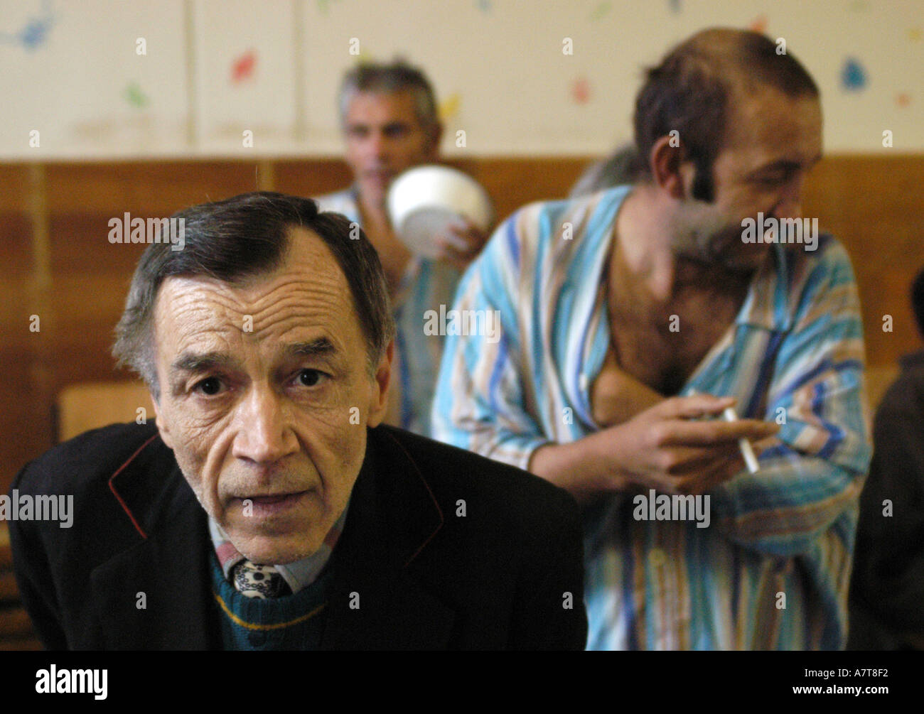 Vulcan ospedale psichiatrico Romania Foto Stock
