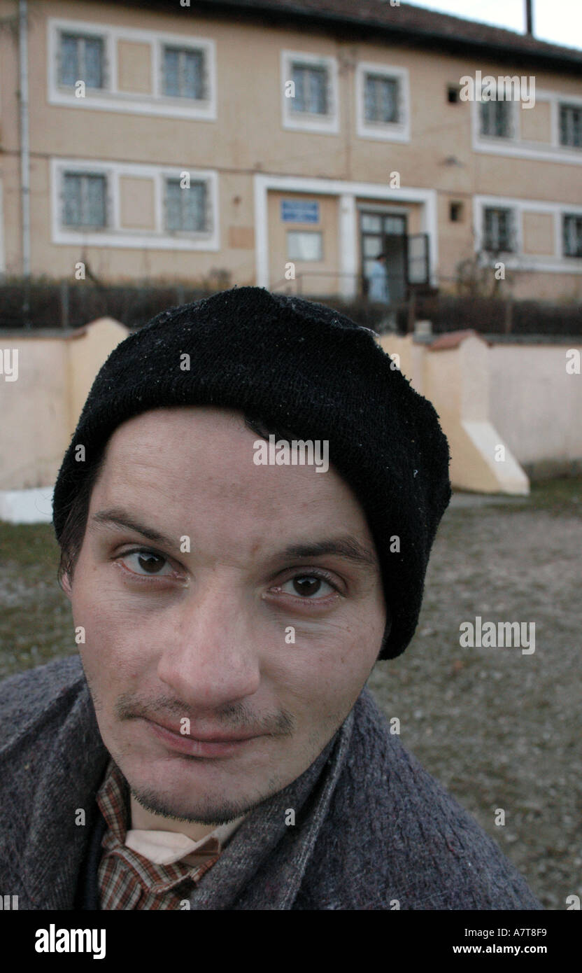 Vulcan ospedale psichiatrico Romania Foto Stock