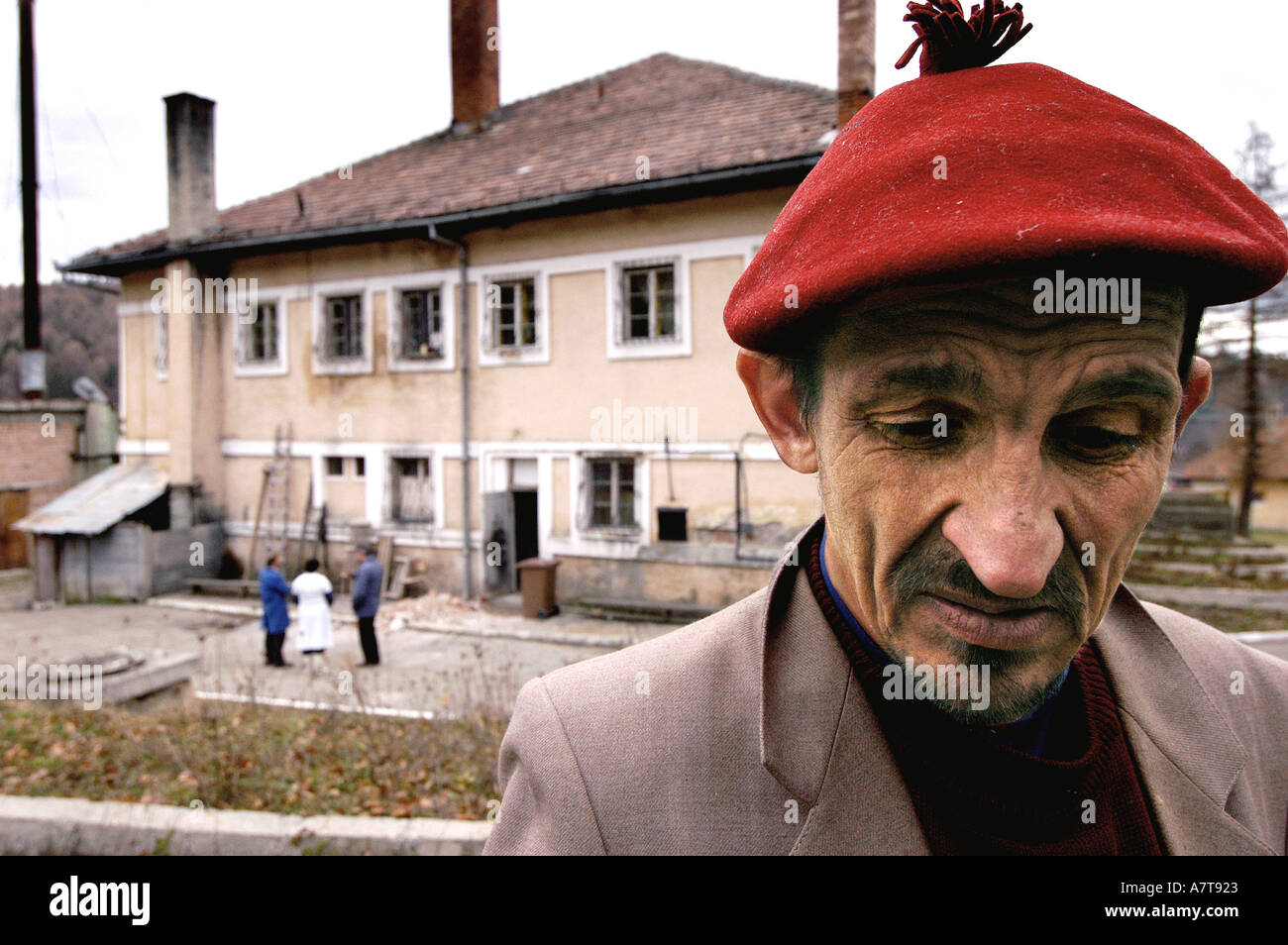 Vulcan ospedale psichiatrico Romania Foto Stock
