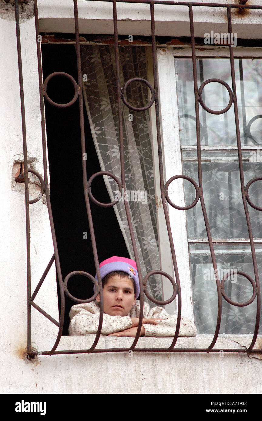 Vulcan ospedale psichiatrico Romania Foto Stock
