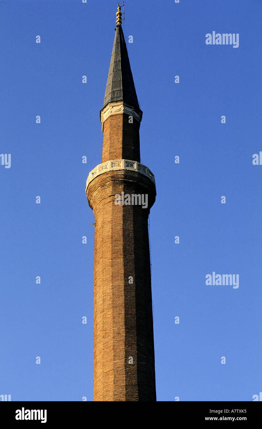 Turchia, Istanbul, minareti di Hagia Sophia Basilica Foto Stock