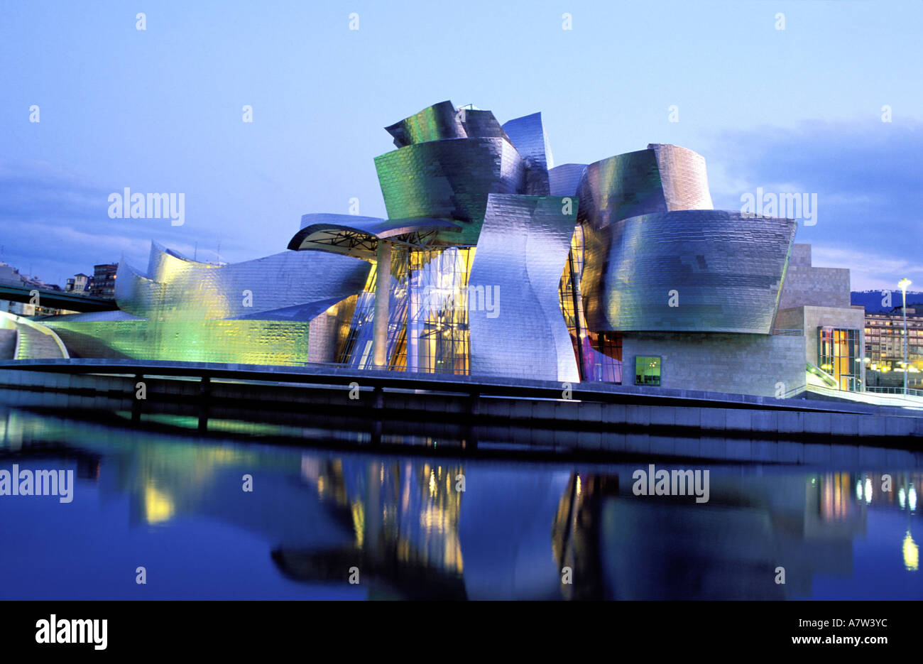 In Spagna, il Paese Basco, Bilbao, Museo Guggenheim dall'architetto Frank Gehry Foto Stock