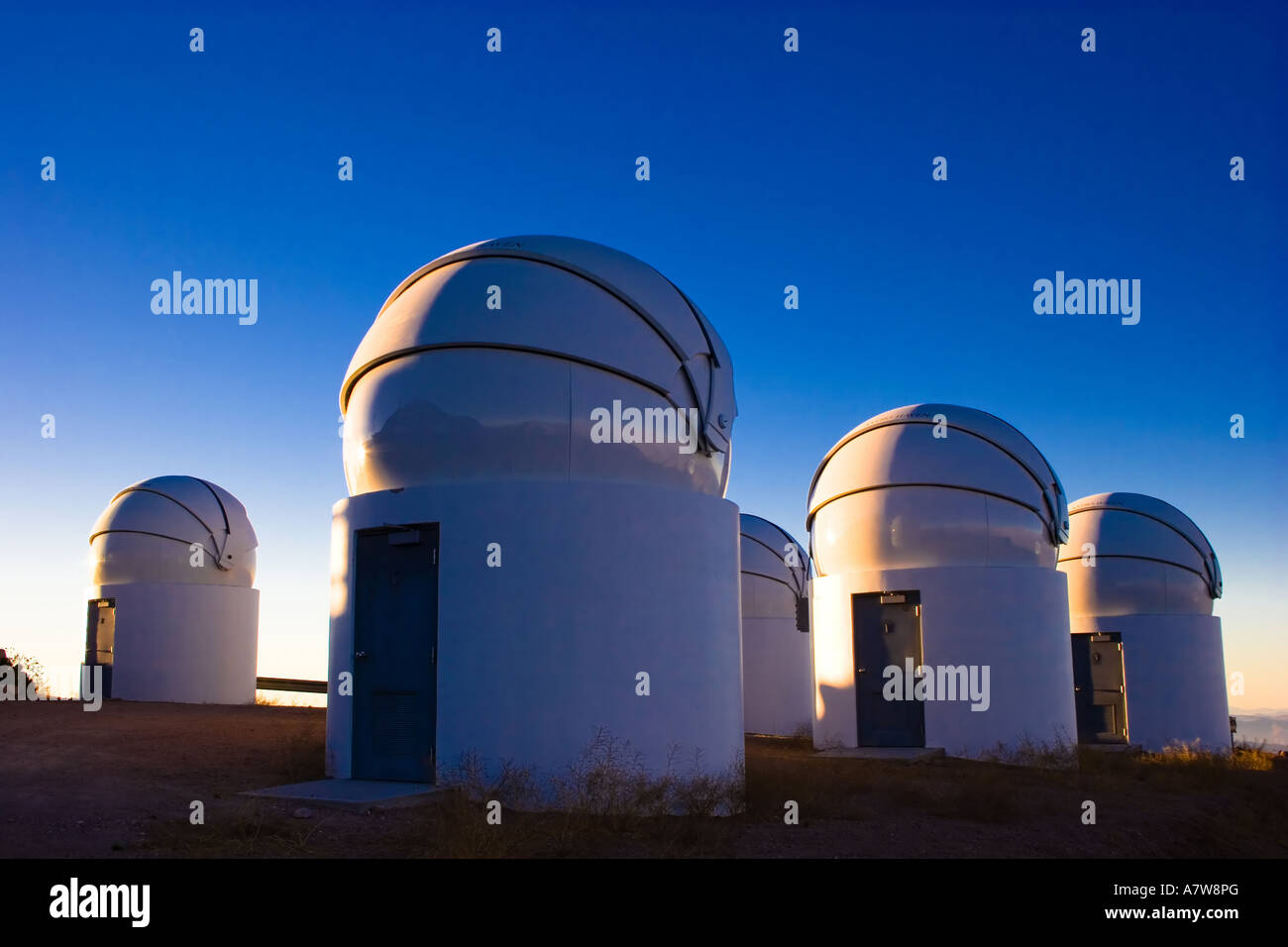 Telescopi in cima al mondo Foto Stock