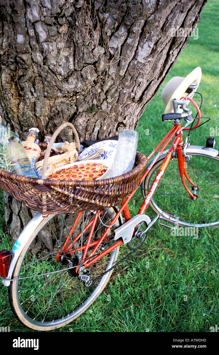 Francia, Charente Maritime, picnic in Ile de Re Foto Stock