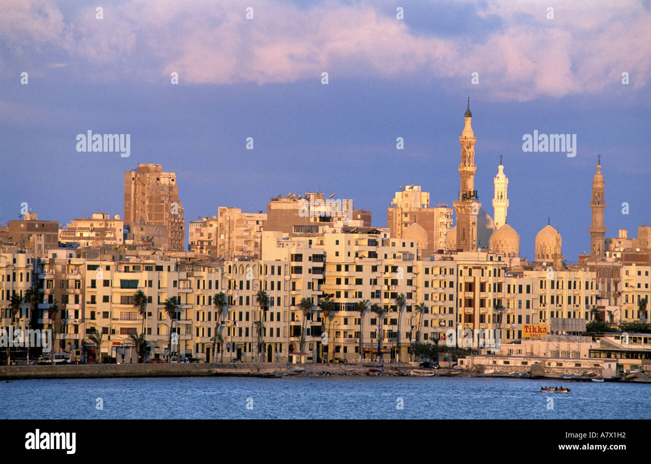 Egitto, Alessandria, vista sulla città Foto Stock