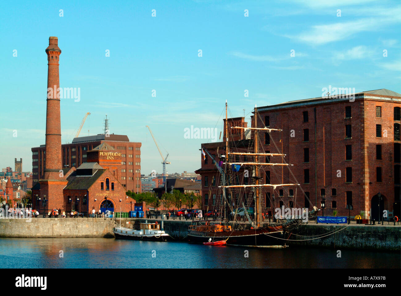 Albert Dock Liverpool Foto Stock