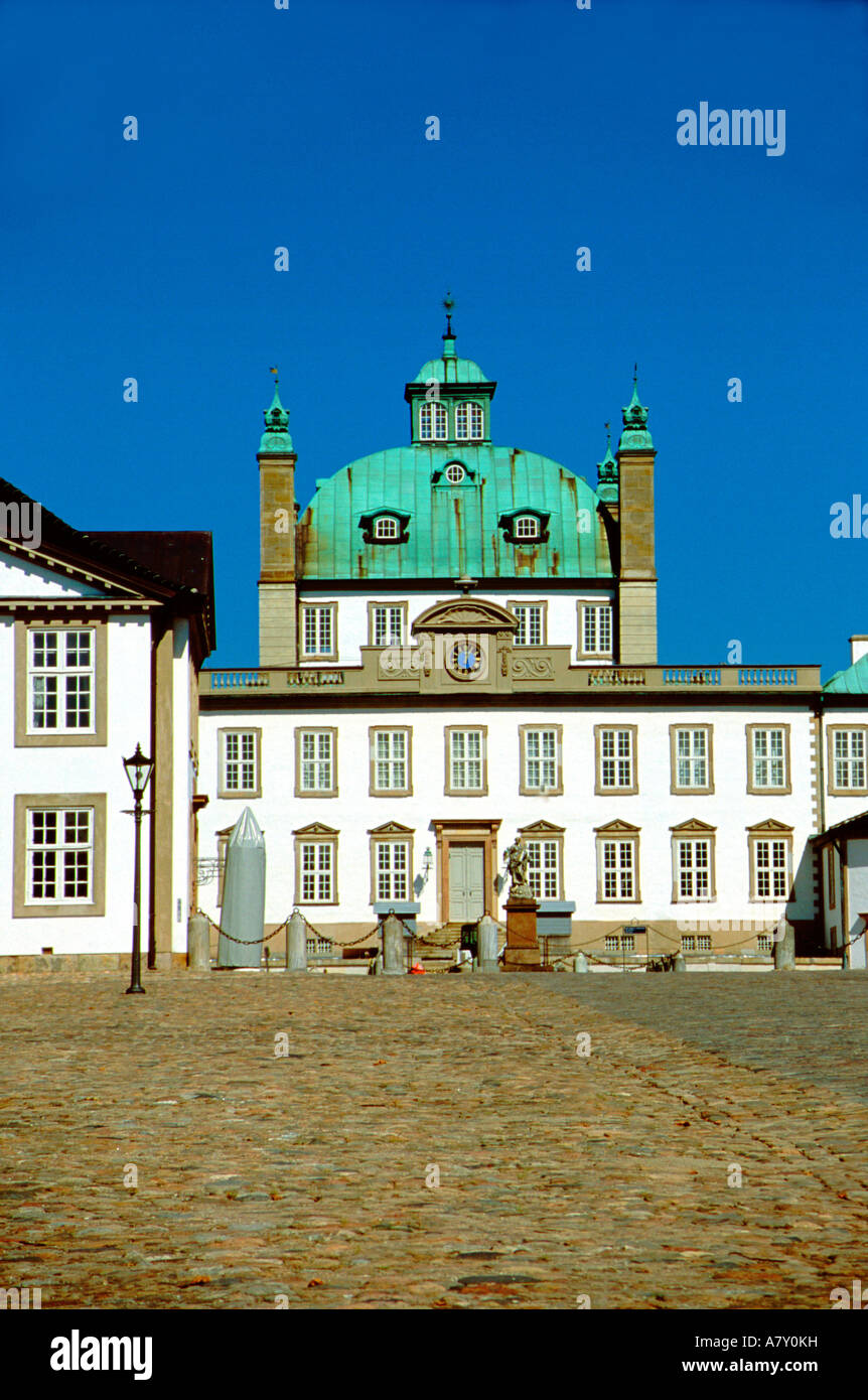 In Europa, Danimarca, Copenaghen (aka Kobenhaven), Fredensborg Palace. Xviii secolo residenza estiva della famiglia reale. Foto Stock