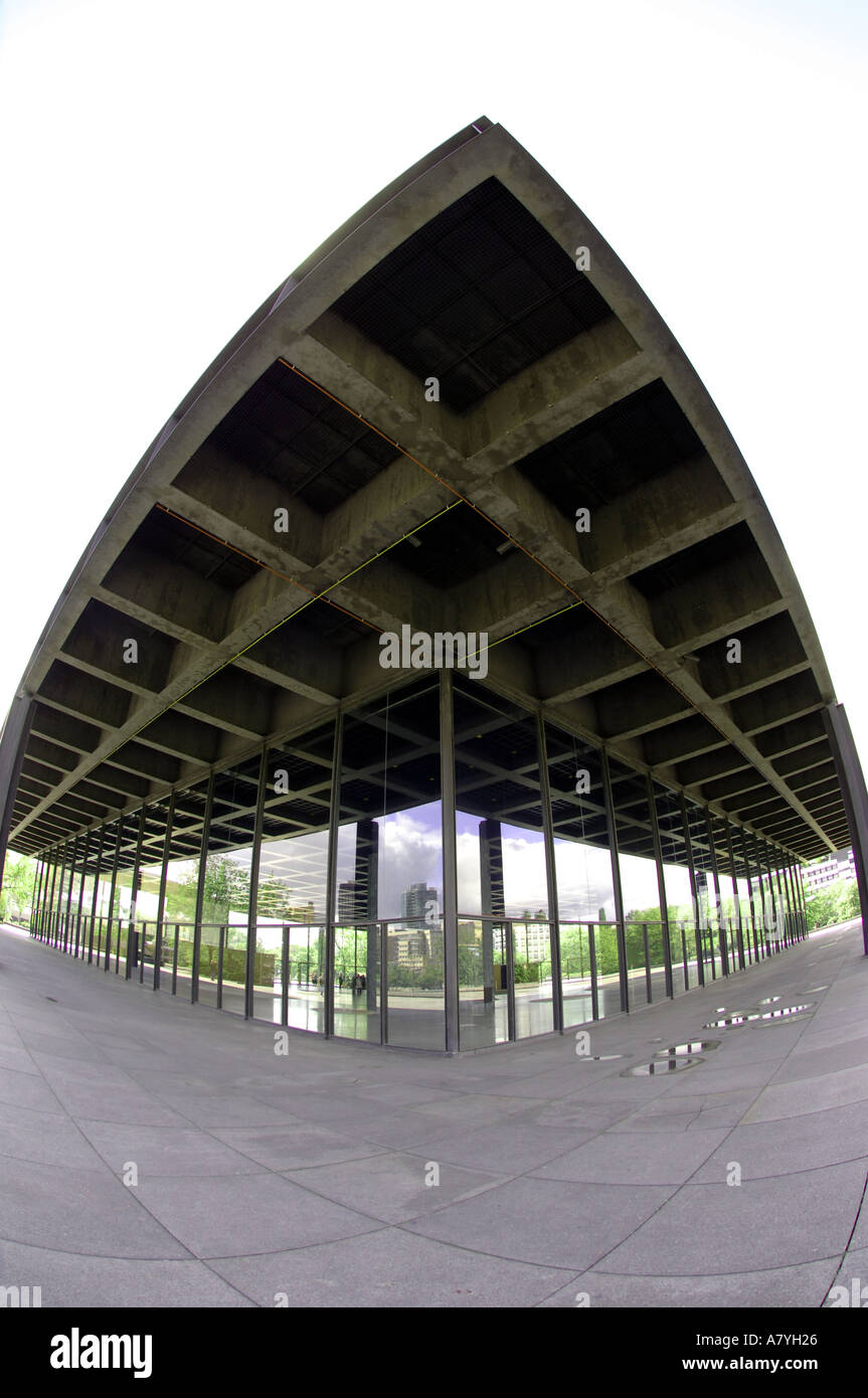 Neue Nationalgalerie nuova galleria nazionale costruito 1965 68 di Ludwig Mies van der Rohe edilizia architettura Foto Stock