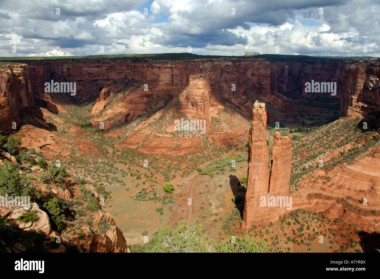 Nord America, USA, Arizona, Navajo Indian Reservation, Chinle Canyon De Chelly monumento nazionale. Foto Stock