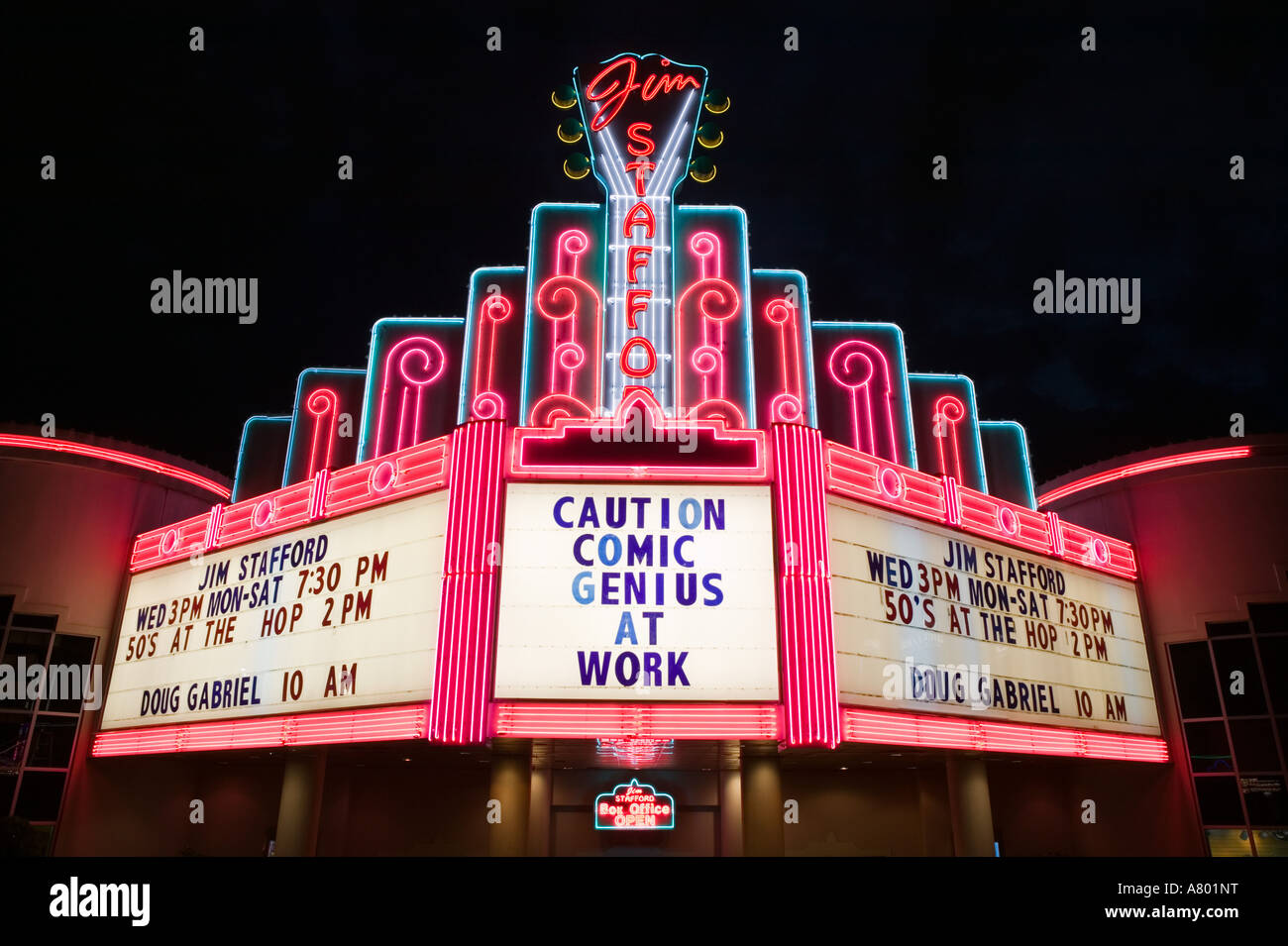Stati Uniti d'America, Missouri, Branson, Jim Stafford teatro tendone Foto Stock