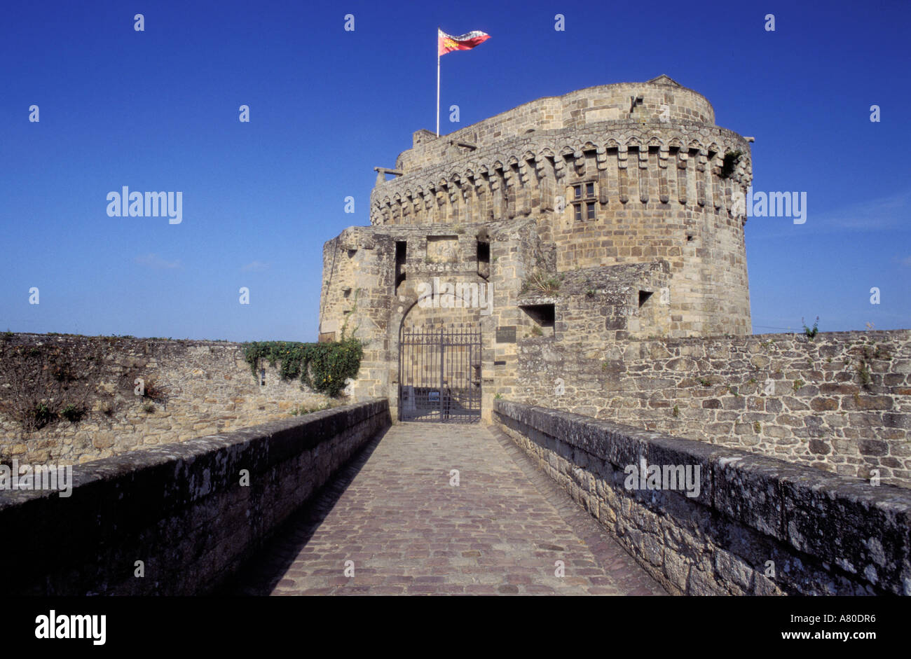 Francia, Côtes d'Armor, Dinan, castello, mantenere della duchessa Ann Foto Stock