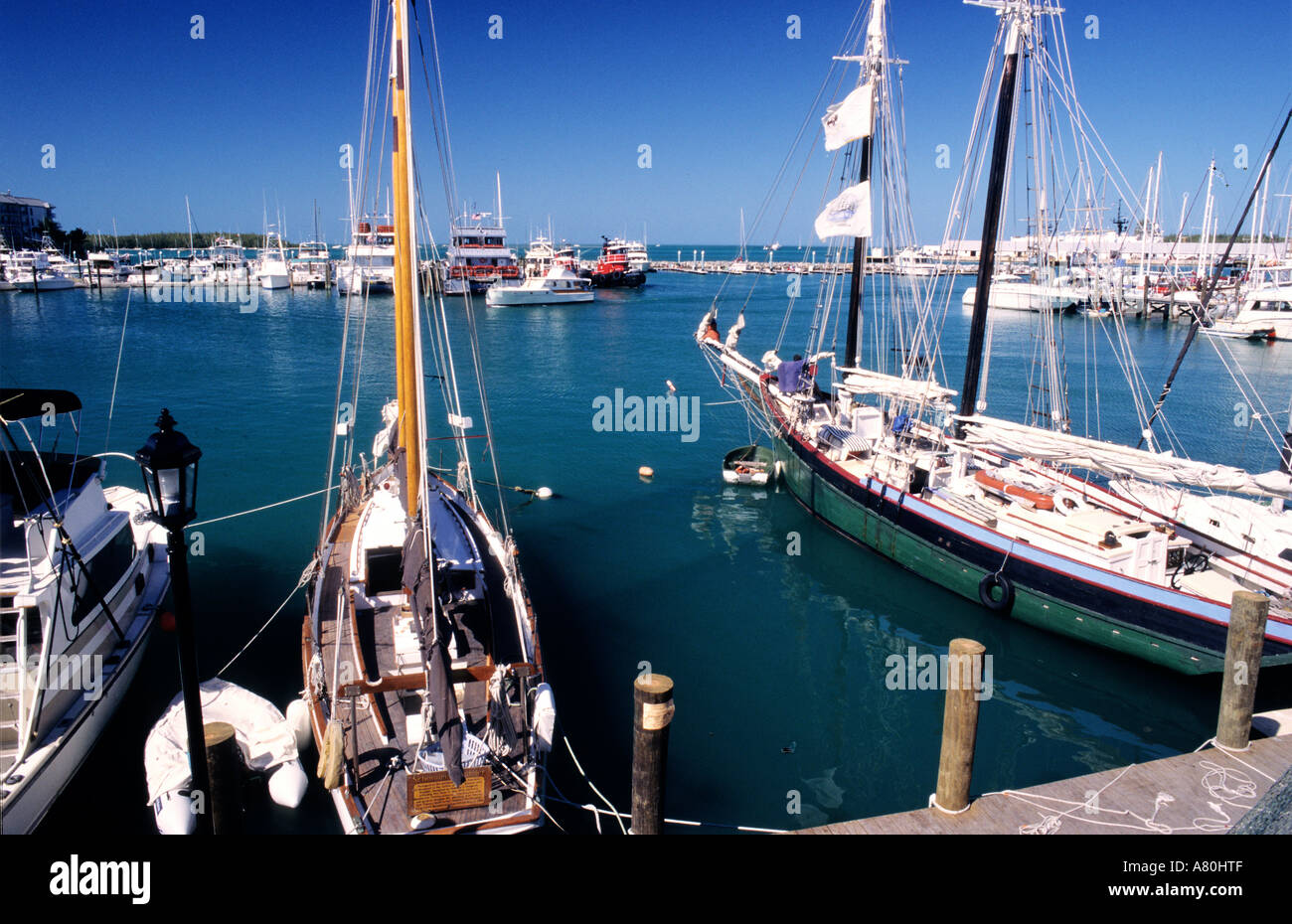 Stati Uniti, Florida, Key West port Foto Stock