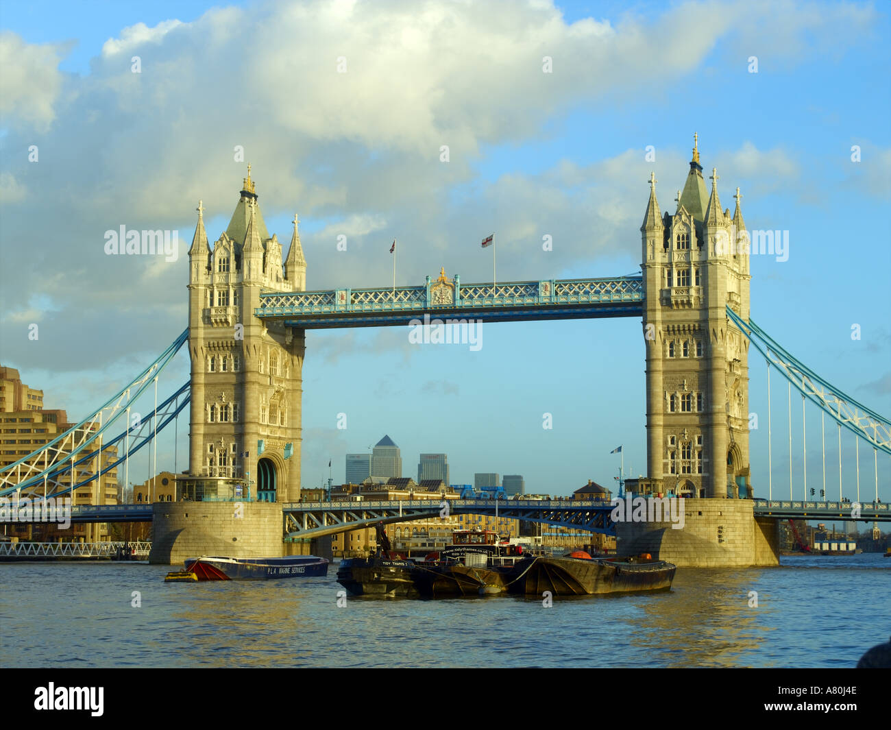 Londra, il Tower Bridge Foto Stock