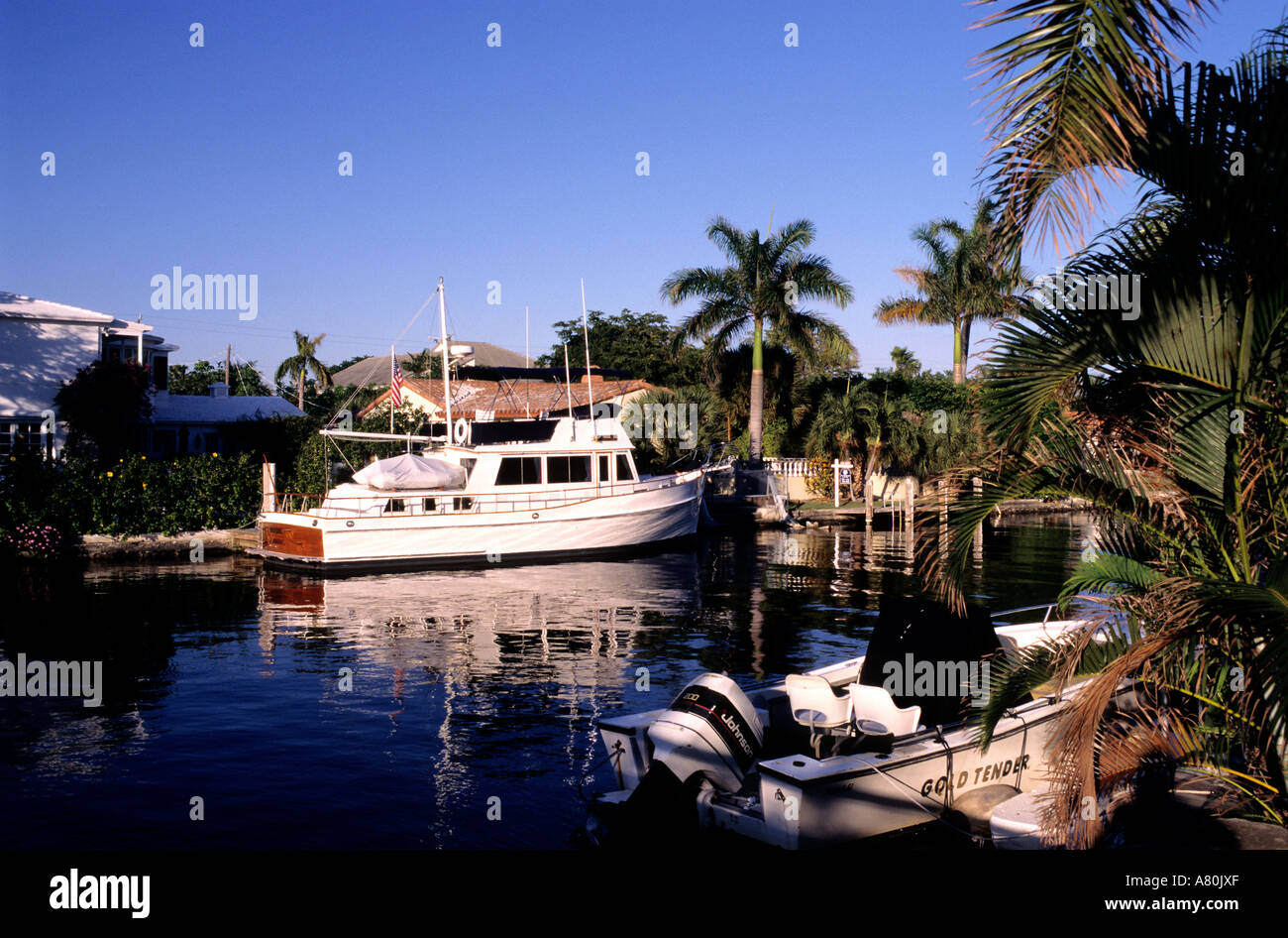 Stati Uniti, Florida, Fort Lauderdale Harbour Foto Stock