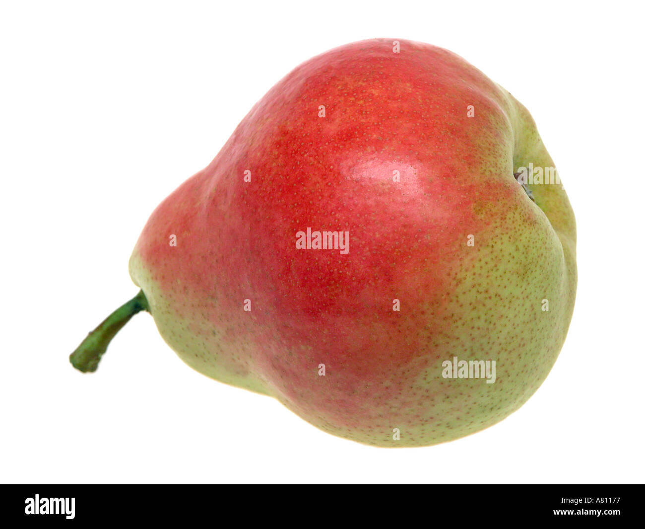 Pera pere rosso verde Foto Stock