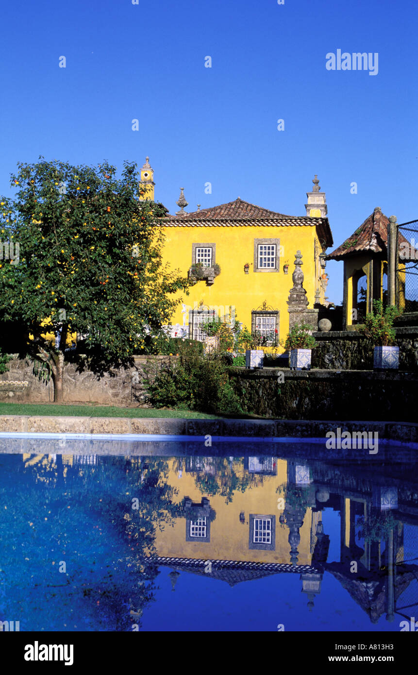 Il Portogallo, il Minho, Ponte de Lima, Casa do Barreiro, guest-house in una nobile casa Foto Stock