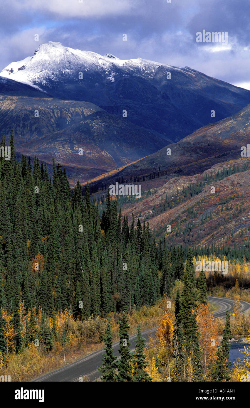 Canada, Yukon, Dempster Highway linking Dawson City e Inuvik (457 miglia) Foto Stock