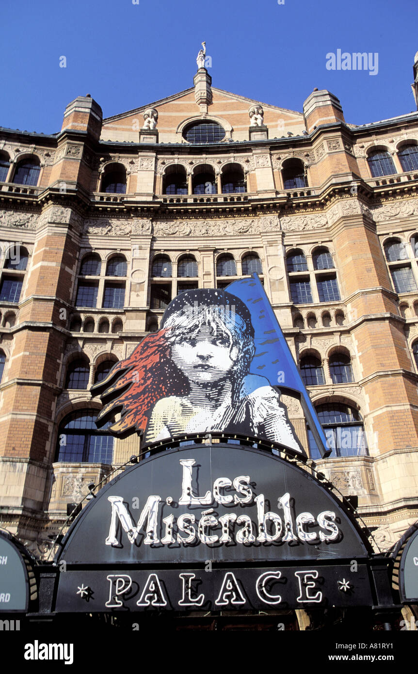 Regno Unito, Londra, teatro, prestazioni, Les Misérables Foto Stock